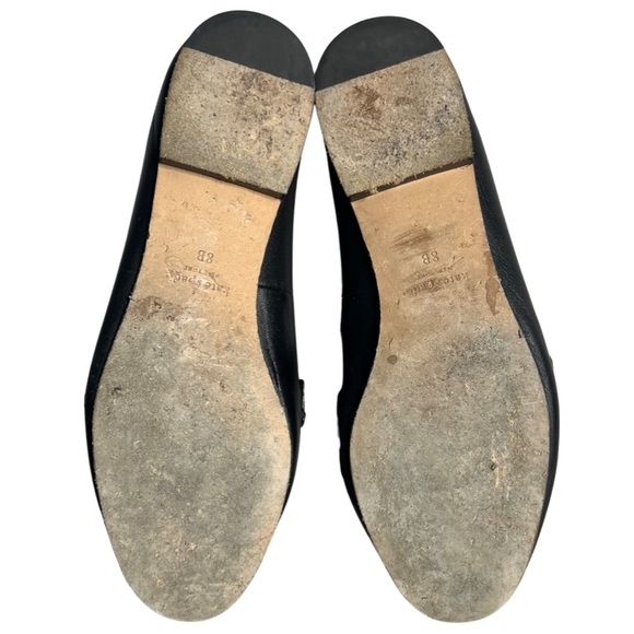 Kate Spade ♠️ Catroux Women’s Black Leather Slip On Loafers Flats Shoes Size 8B - Picture 6 of 11